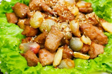 Nầm dê nướng 